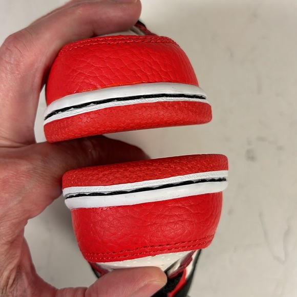 Nike Dunk Low NBA 75th Anniversary Chicago Toddler DC9562-100 Red Black - Picture 4 of 16